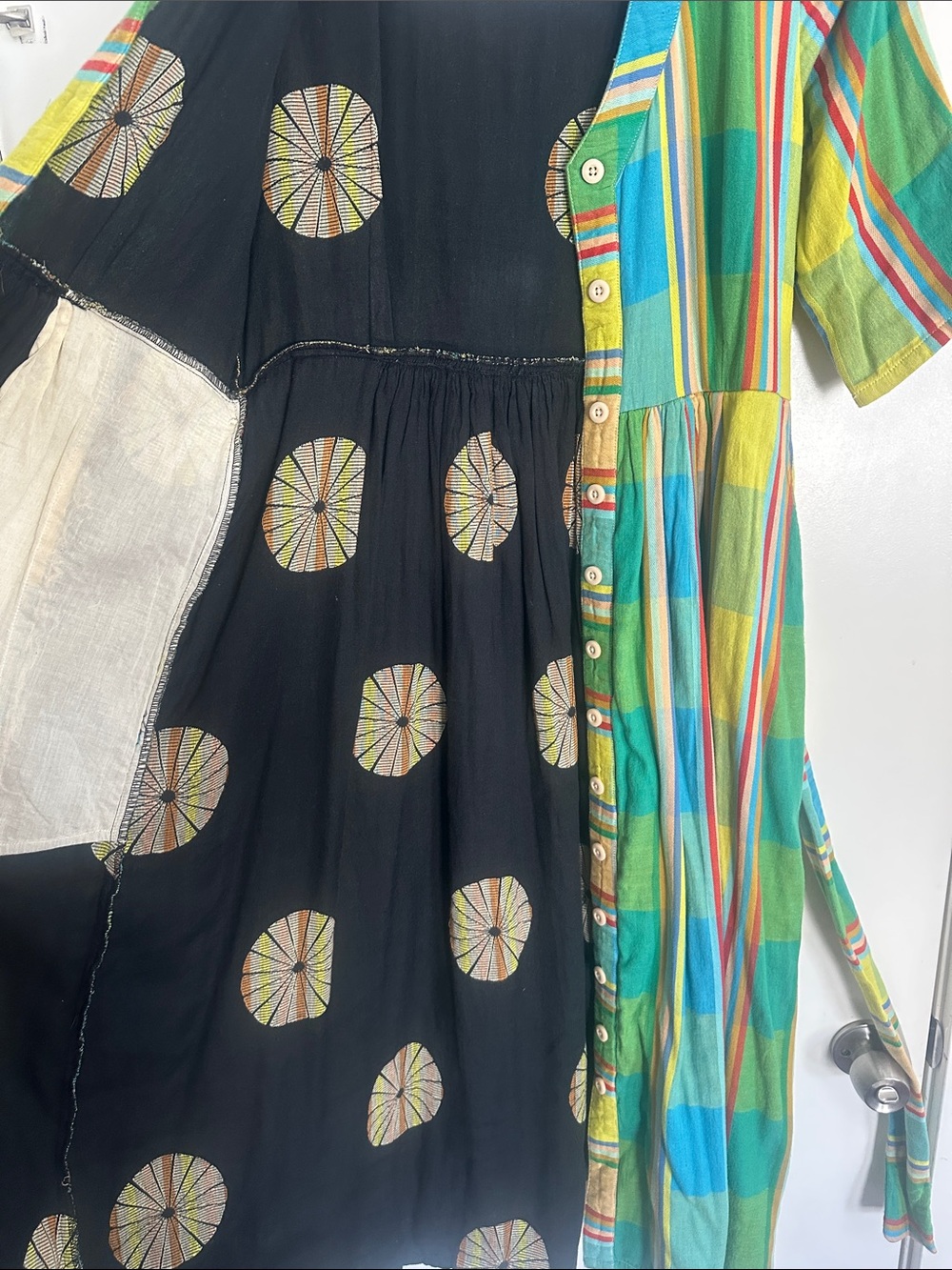 Ace & Jig Dress Green Plaid Size Medium - Picture 11 of 11